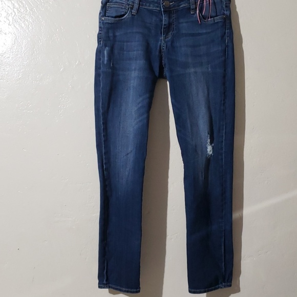 KUT  FROM THE KLOTH  JEANS SIDE 6 DISTRESSED - Picture 3 of 8